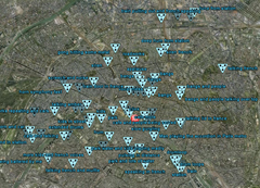Sensor cloud across London for collecting data byStanza.