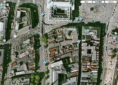 SOUNDCITIES GOOGLE MAP. The whole database is now integrated into google maps and google earth which includes geo data longitude and latitude and the name of the recording artist. You can travel around the world listen to the sounds. As you visit each city all the sounds appear. Each time you visit this page it takes you to a random city. 